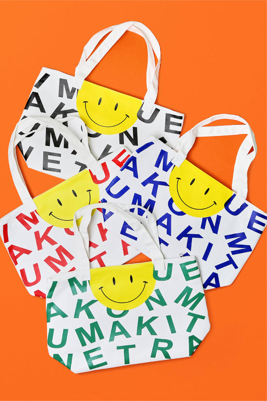 Lettering smile tote bag（レタリングトートバッグ）