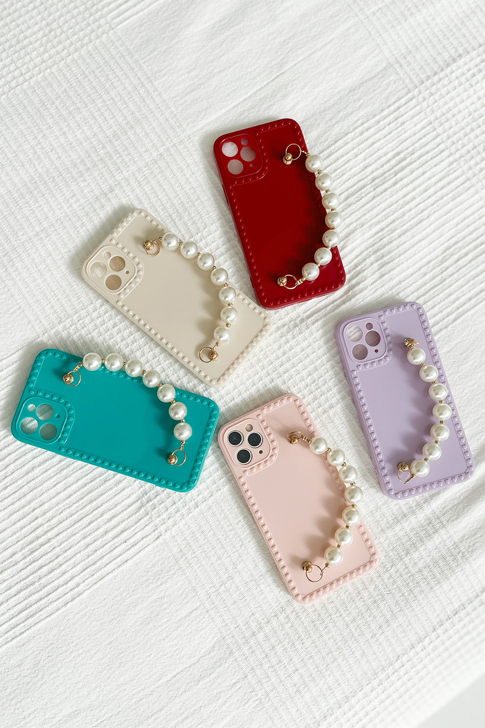 Pearl Chain Color iPhone Case(パールチェーンカラーアイフォンケース)