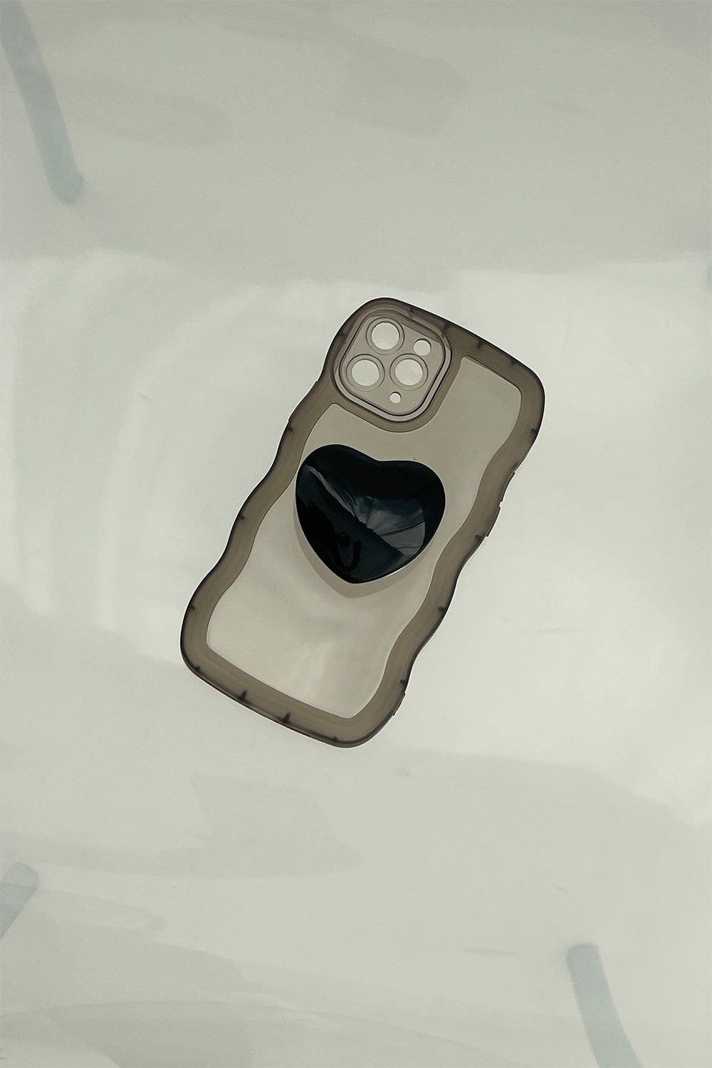 動画をギャラリービューアにロードします、 Color Jelly iPhone Case + Heart Grip Tok(カラージェリーアイフォンケース+ハートグリップトック)

