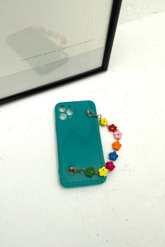 Colorful Flower Chain iPhone Case(カラフルフラワーチェーンアイフォンケース)