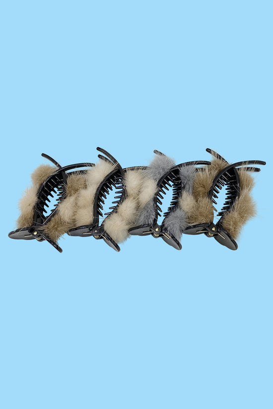 Pompon fur clip (ポンポンファークリップ)