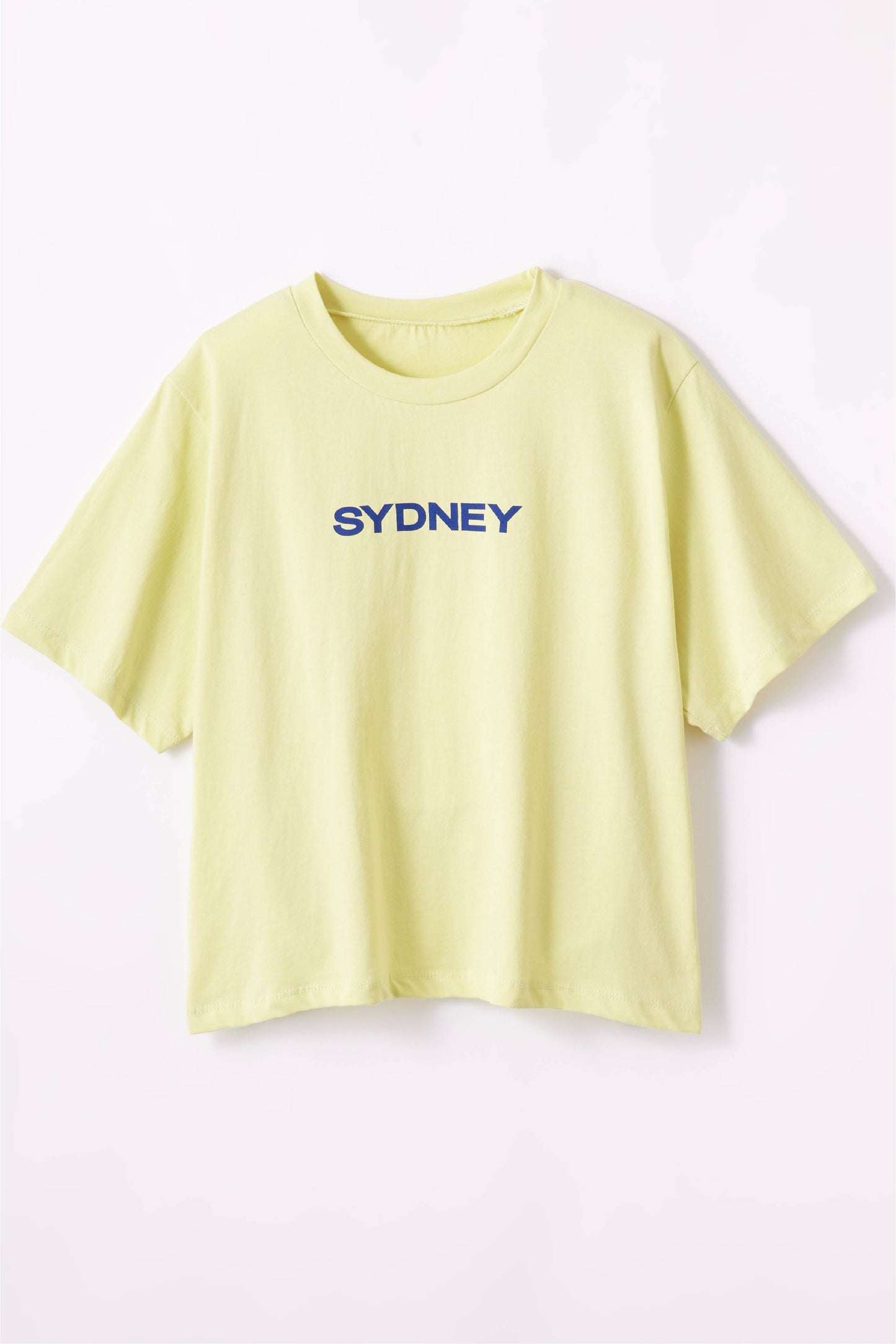 Sydney crop T-shirt（シドニークロップ丈Tシャツ）