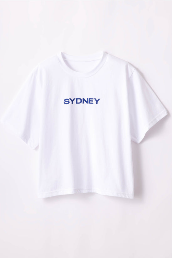 Sydney crop T-shirt（シドニークロップ丈Tシャツ）