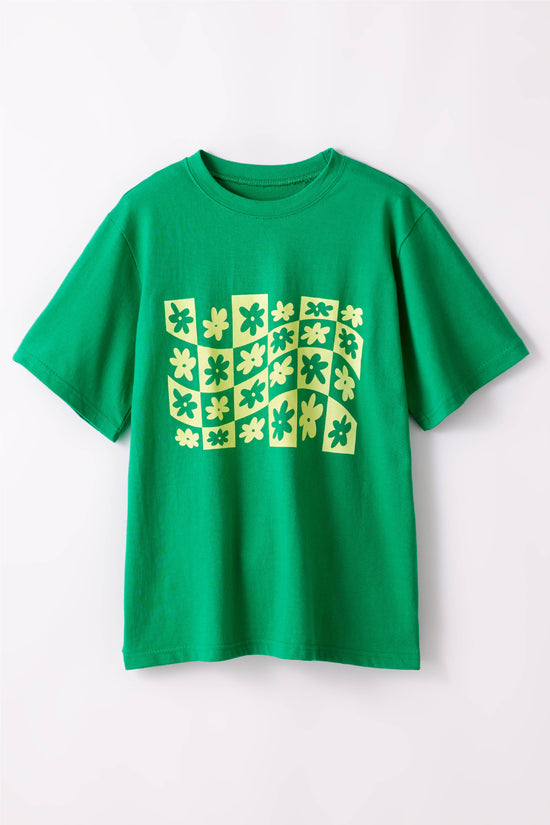 Flower chess T-shirt（フラワーチェスTシャツ）